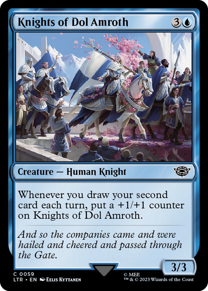 Knights of Dol Amroth 59 (Universes Beyond: The Lord of the Rings: Tales of Middle-earth)  - Foil | Good Games Adelaide SA