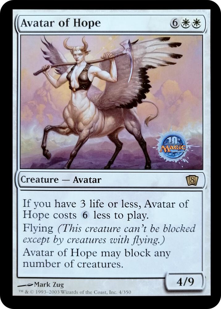 Avatar of Hope Grand Prix Bangkok 2003 4 (Oversize Cards)  | Good Games Adelaide SA