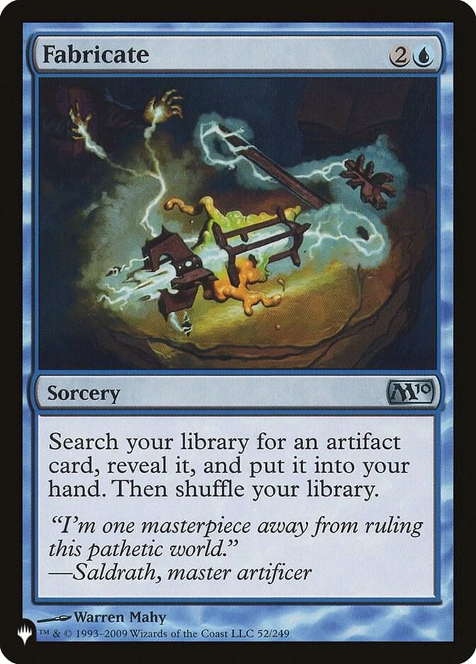 Fabricate 52/249 (The List Reprints)  - Foil | Good Games Adelaide SA