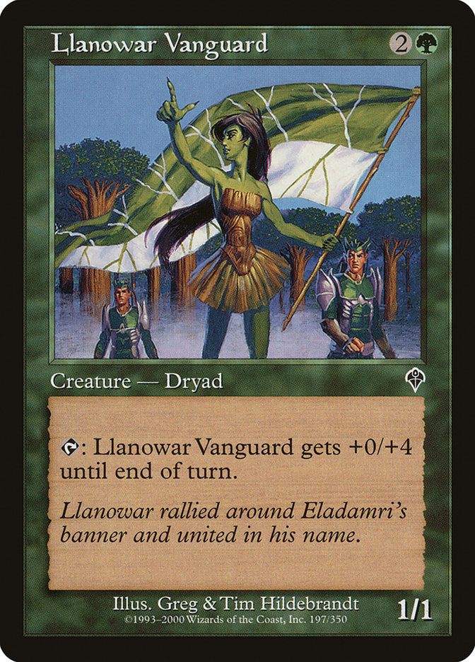 Llanowar Vanguard 197 (Invasion)  | Good Games Adelaide SA