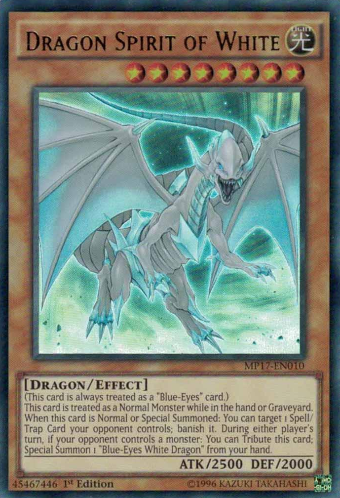 Dragon Spirit of White [MP17-EN010] Ultra Rare | Good Games Adelaide SA