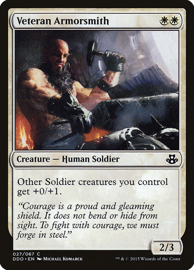 Veteran Armorsmith 27 (Duel Decks: Elspeth vs. Kiora)  | Good Games Adelaide SA