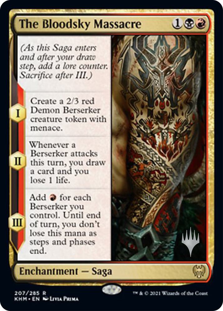 The Bloodsky Massacre 207 (Promo Pack: Kaldheim)  | Good Games Adelaide SA