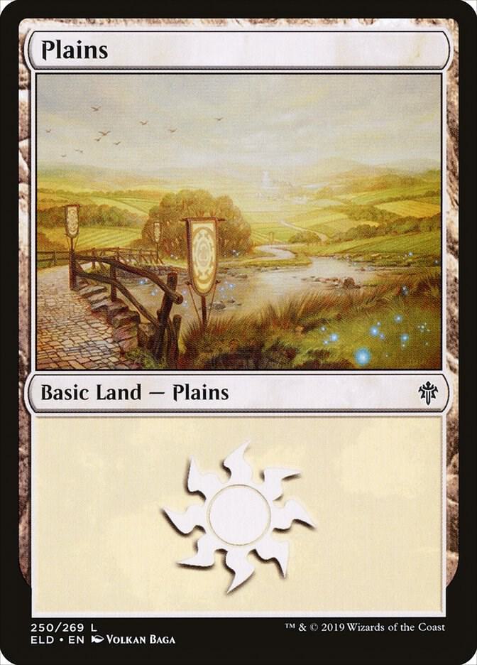 Plains 250 (Throne of Eldraine)  - Foil | Good Games Adelaide SA