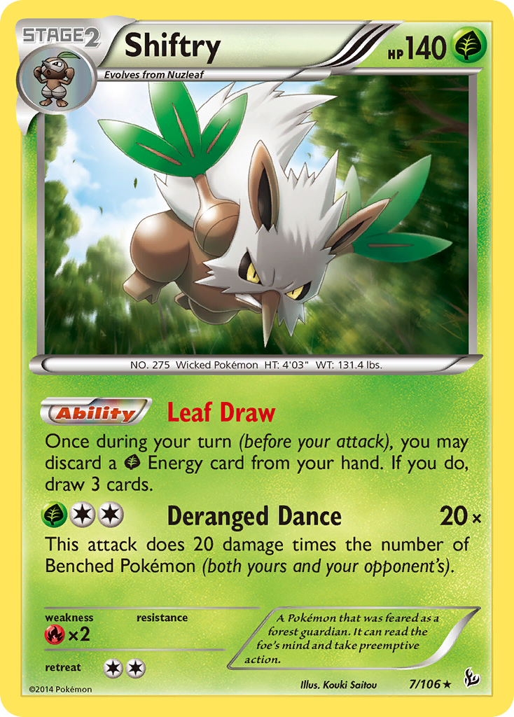 Shiftry (7/106) [XY: Flashfire] | Good Games Adelaide SA