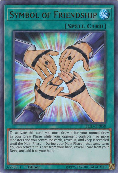 Symbol of Friendship [BLHR-EN058] Ultra Rare | Good Games Adelaide SA