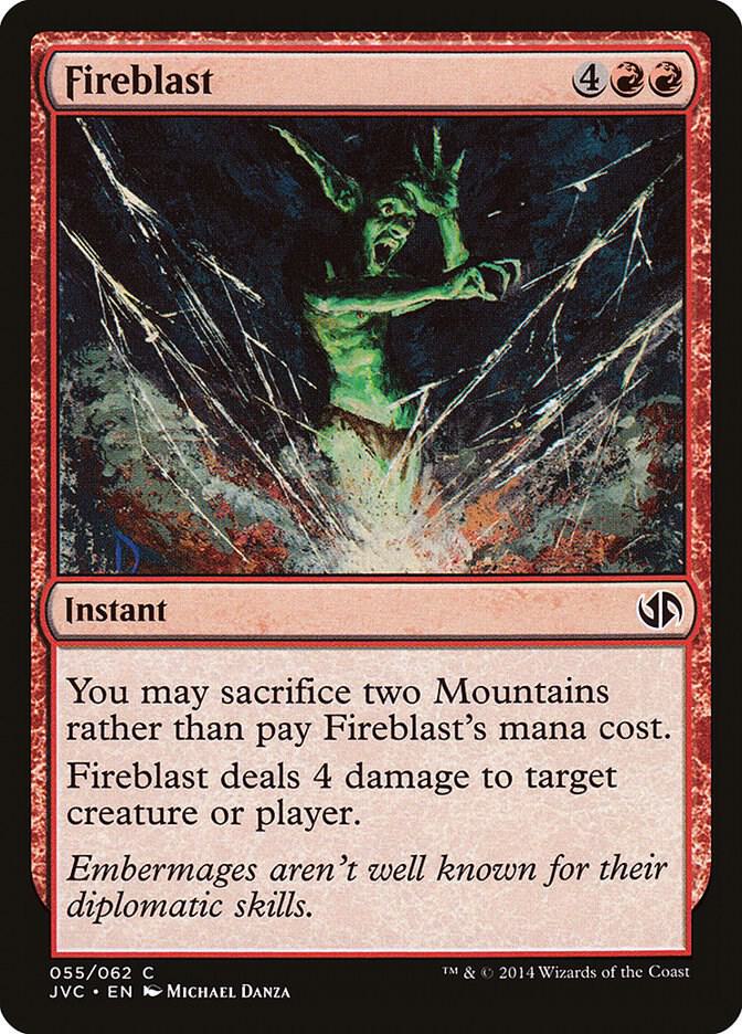 Fireblast 55 (Duel Decks: Anthology)  | Good Games Adelaide SA