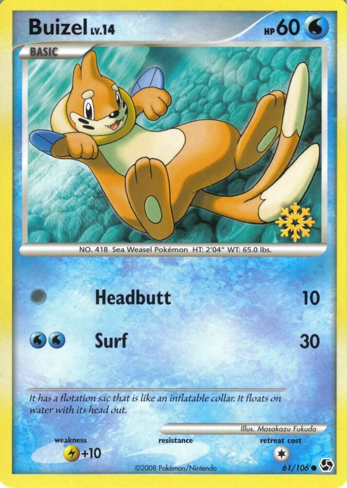 Buizel 61 106 061/106 (Countdown Calendar Promos)  | Good Games Adelaide SA