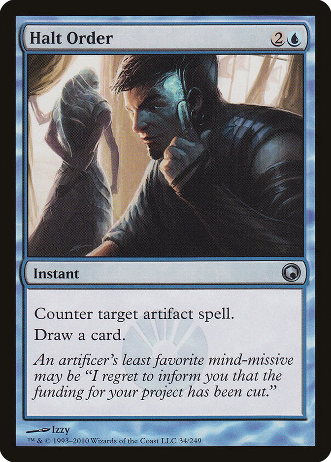 Halt Order 34 (Scars of Mirrodin)  - Foil | Good Games Adelaide SA