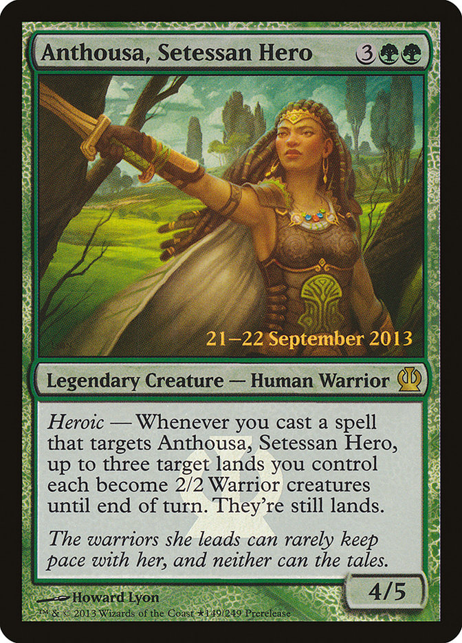 Anthousa, Setessan Hero [Theros Promos] | Good Games Adelaide SA