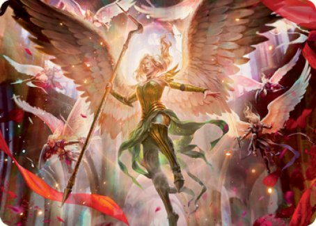 Sigarda's Summons Art Card [Innistrad: Crimson Vow Art Series] | Good Games Adelaide SA
