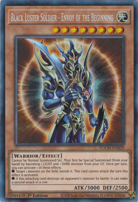 Black Luster Soldier - Envoy of the Beginning [TOCH-EN029] Collector's Rare | Good Games Adelaide SA
