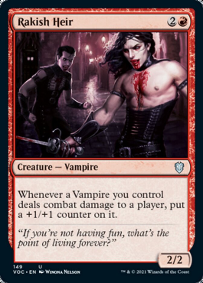 Rakish Heir [Innistrad: Crimson Vow Commander] | Good Games Adelaide SA