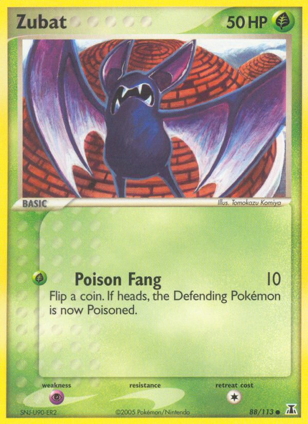Zubat (88/113) [EX: Delta Species] | Good Games Adelaide SA