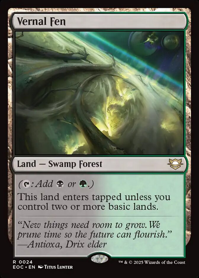 Vernal Fen 24 (Commander: Edge of Eternities)  | Good Games Adelaide SA