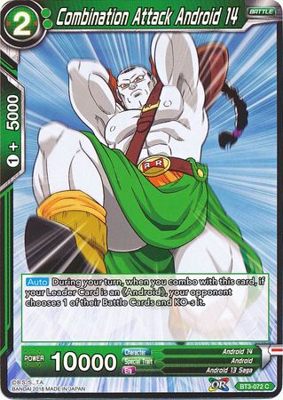 Combination Attack Android 14 [BT3-072] | Good Games Adelaide SA