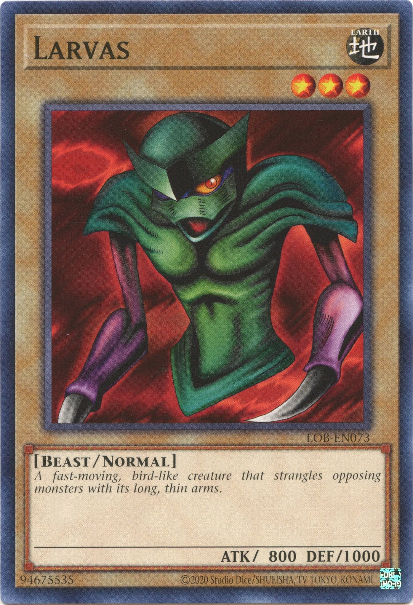 Larvas (25th Anniversary) [LOB-EN073] Common | Good Games Adelaide SA