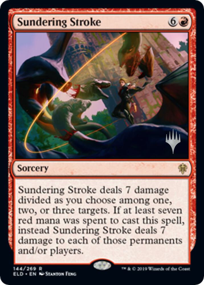Sundering Stroke 144 (Promo Pack: Throne of Eldraine)  | Good Games Adelaide SA