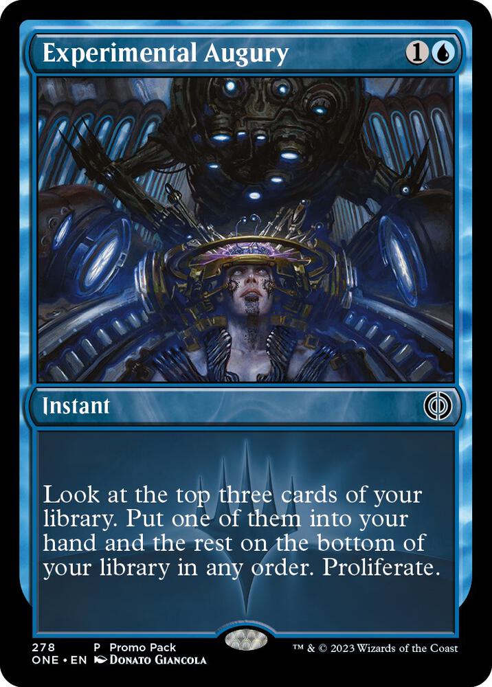 Experimental Augury 278 (Promo Pack: Phyrexia: All Will Be One)  - Foil | Good Games Adelaide SA