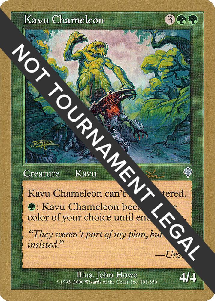 Kavu Chameleon 2001 Jan Tomcani INV jt191/138 (World Championship Decks)  | Good Games Adelaide SA