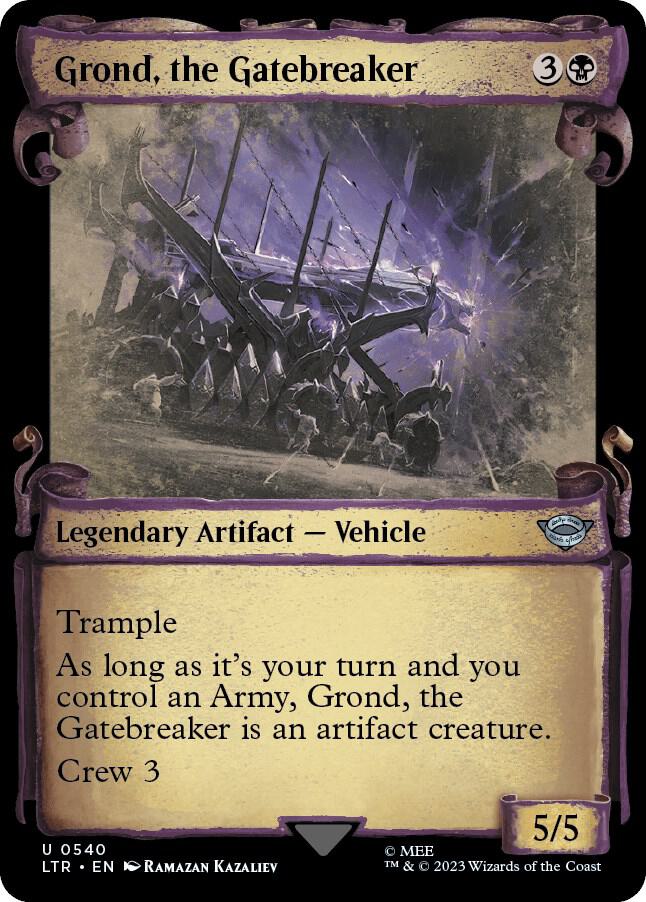 Grond, the Gatebreaker 540 (Universes Beyond: The Lord of the Rings: Tales of Middle-earth)  - Showcase Scroll | Good Games Adelaide SA