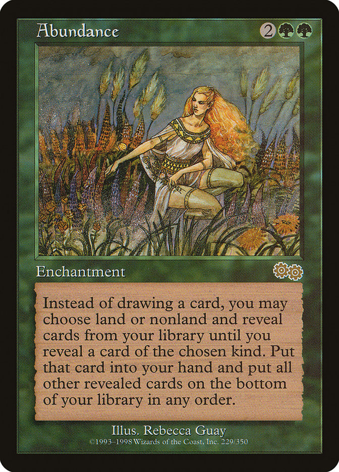 Abundance [Urza's Saga] | Good Games Adelaide SA