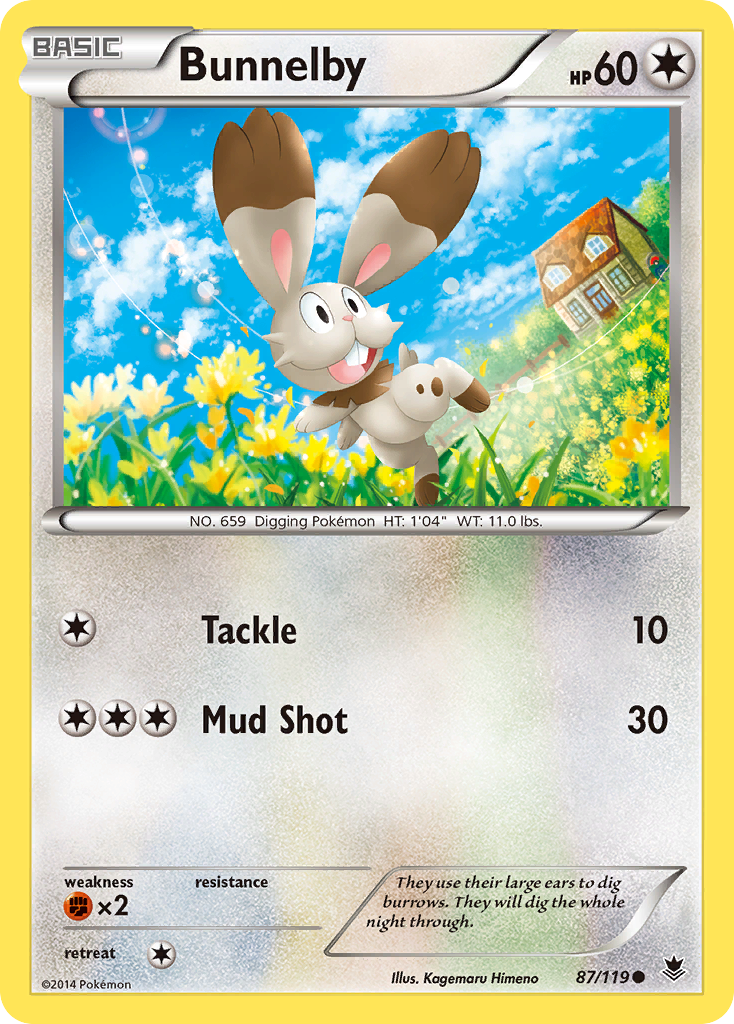 Bunnelby (87/119) [XY: Phantom Forces] | Good Games Adelaide SA