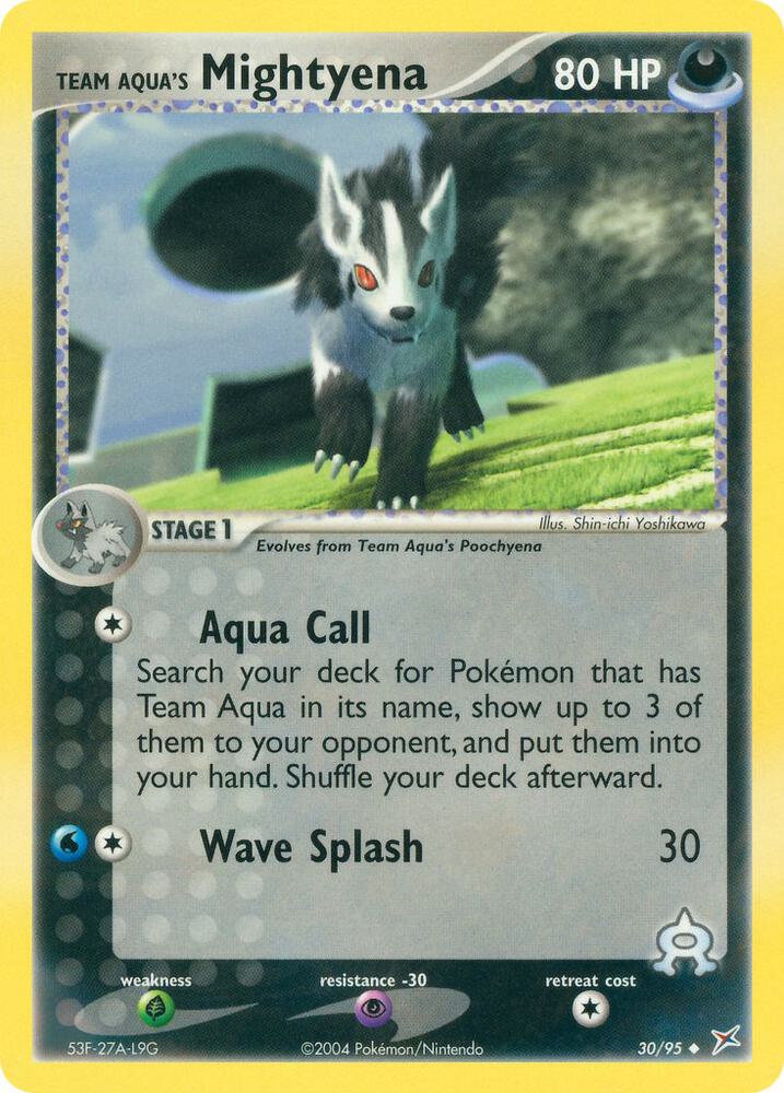 Team Aqua's Mightyena 30/95 (Team Magma vs Team Aqua)  | Good Games Adelaide SA