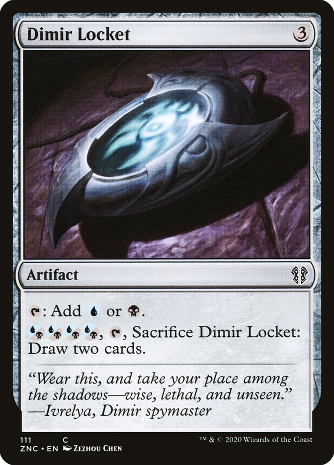 Dimir Locket [Zendikar Rising Commander] | Good Games Adelaide SA