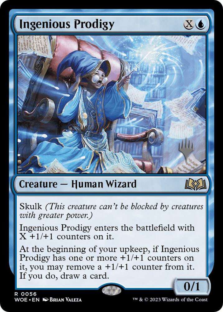 Ingenious Prodigy 56 (Promo Pack: Wilds of Eldraine)  - Foil | Good Games Adelaide SA