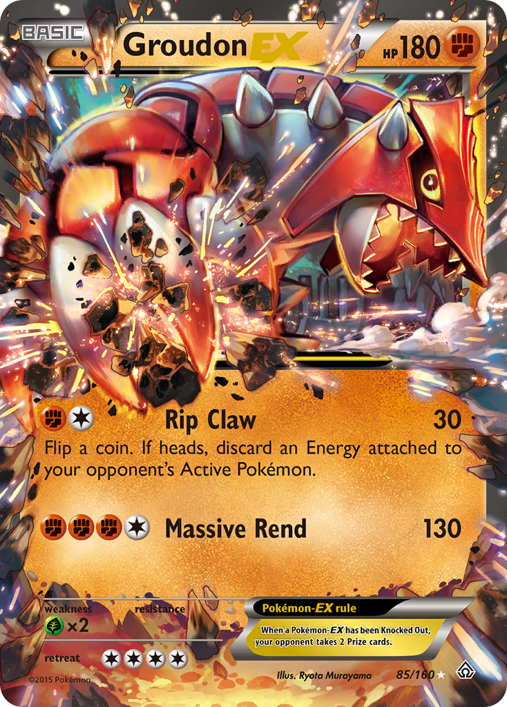Groudon EX (85/160) [XY: Primal Clash] | Good Games Adelaide SA