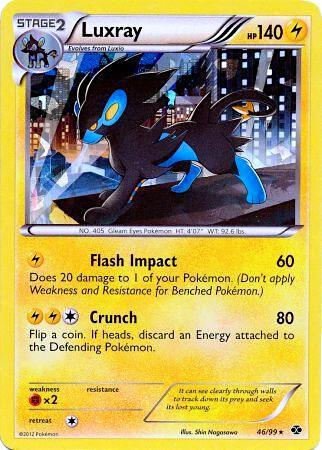 Luxray 46 99 Cracked Ice Holo 046/099 (Blister Exclusives)  - Holofoil | Good Games Adelaide SA