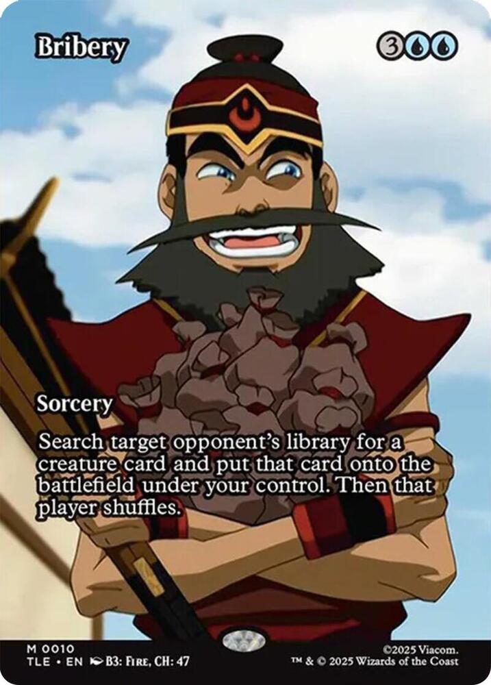 Bribery Borderless 10 (Avatar: The Last Airbender: Eternal-Legal)  - Foil | Good Games Adelaide SA