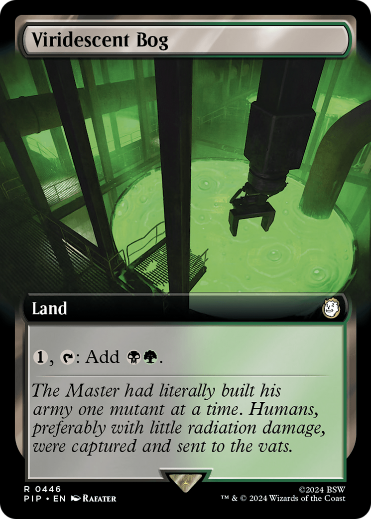 Viridescent Bog (Extended Art) [Fallout] | Good Games Adelaide SA