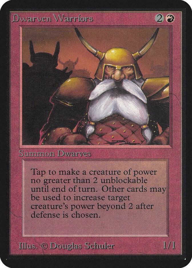 Dwarven Warriors  (Alpha Edition)  | Good Games Adelaide SA