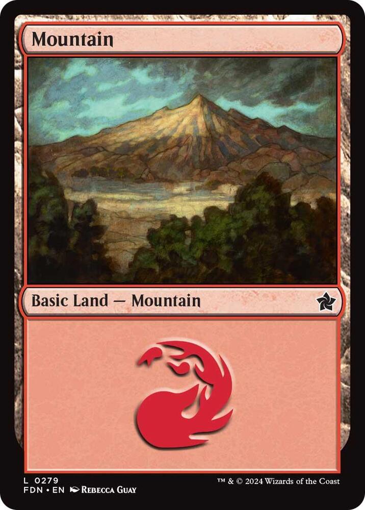 Mountain 0279 279 (Foundations)  - Foil | Good Games Adelaide SA