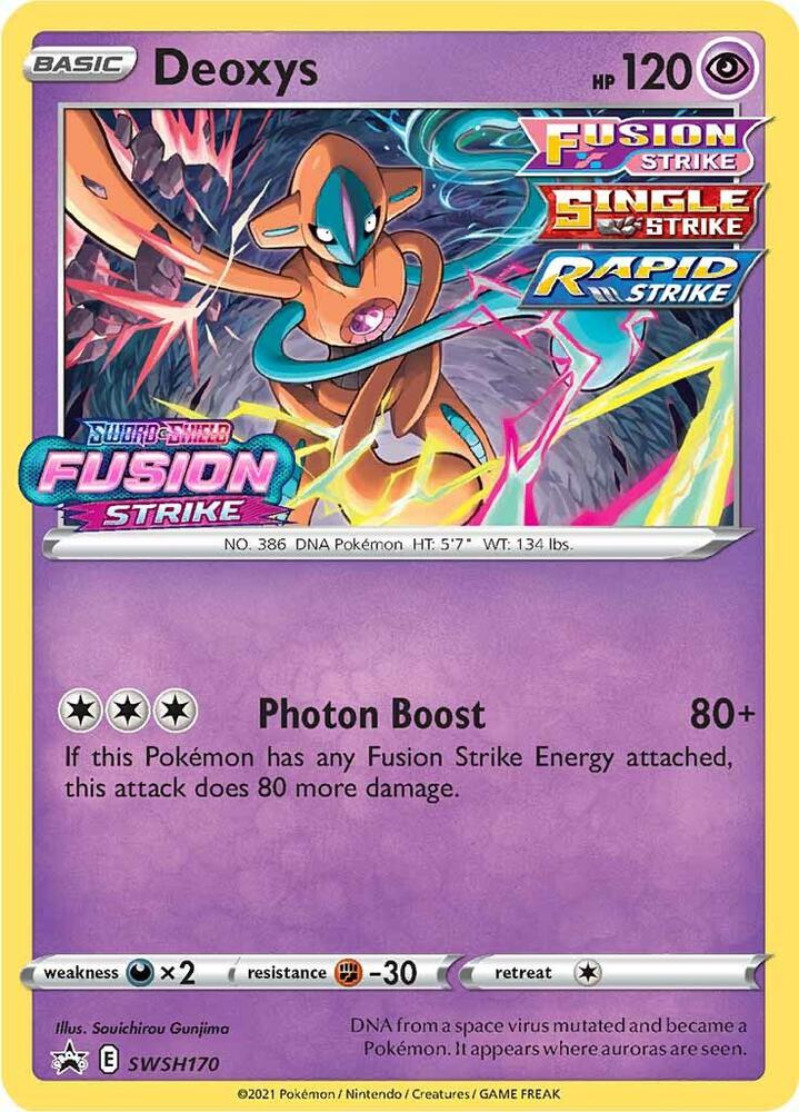 Deoxys Prerelease SWSH170 (SWSH: Sword & Shield Promo Cards)  - Holofoil | Good Games Adelaide SA