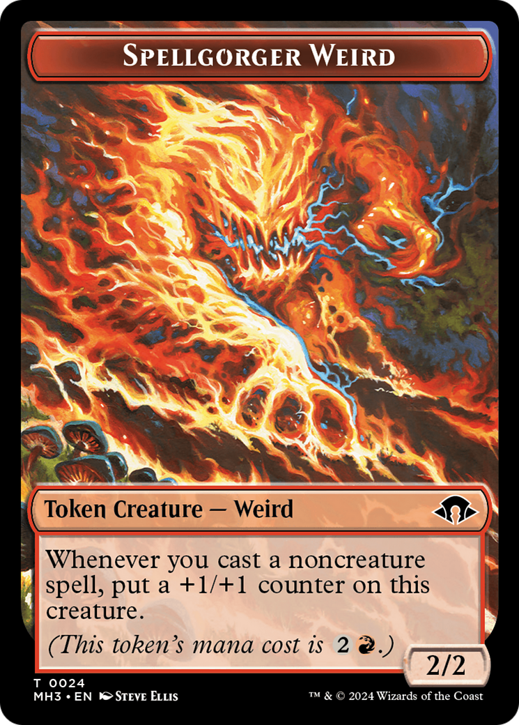 Spellgorger Weird // Energy Reserve Double-Sided Token [Modern Horizons 3 Tokens] | Good Games Adelaide SA