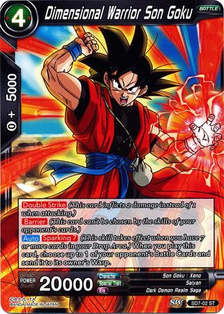 Dimensional Warrior Son Goku (Starter Deck - Shenron's Advent) (SD7-02) [Miraculous Revival] | Good Games Adelaide SA