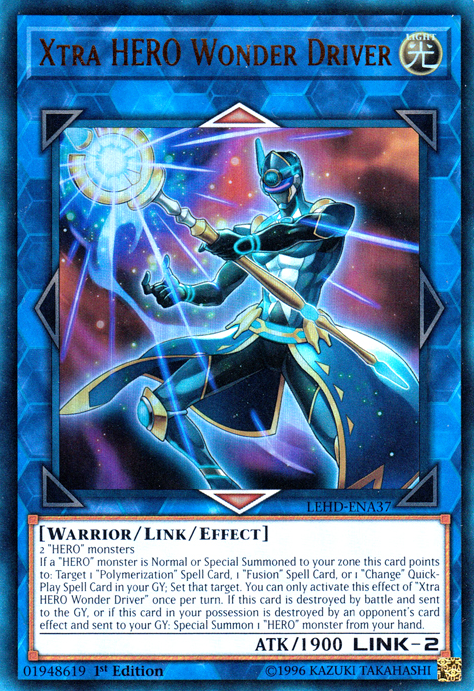 Xtra Hero Wonder Driver [LEHD-ENA37] Ultra Rare | Good Games Adelaide SA