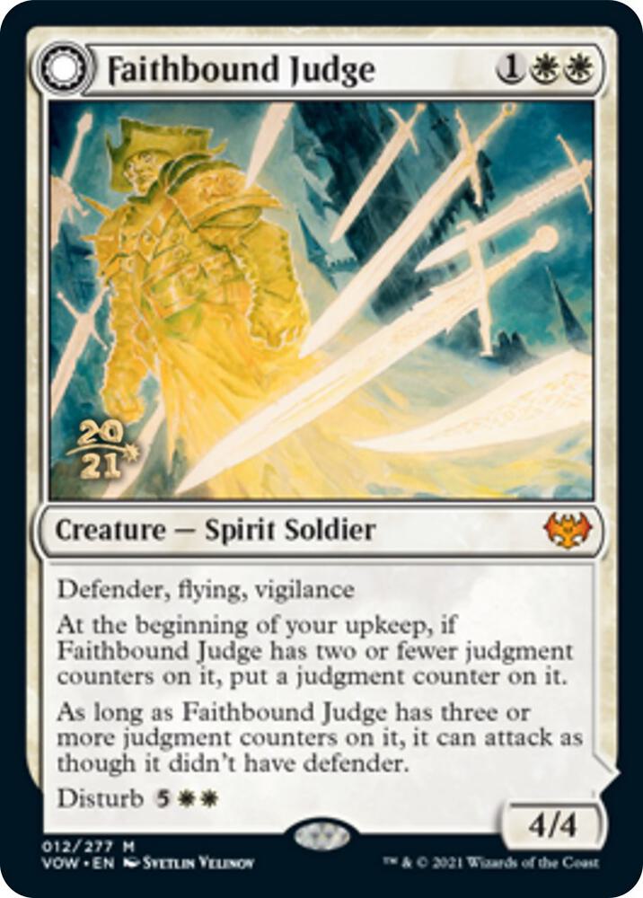 Faithbound Judge 12 (Prerelease Cards)  - Foil | Good Games Adelaide SA