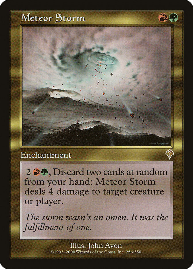 Meteor Storm 256 (Invasion)  - Foil | Good Games Adelaide SA