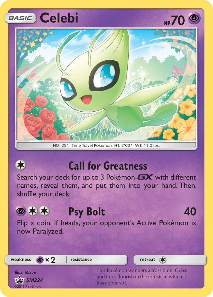 Celebi (SM224) [Sun & Moon: Black Star Promos] | Good Games Adelaide SA