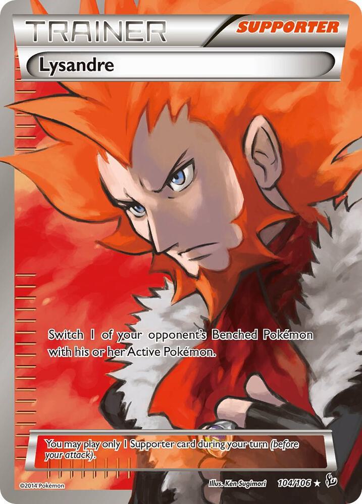 Lysandre Full Art 104/106 (XY - Flashfire)  - Holofoil | Good Games Adelaide SA