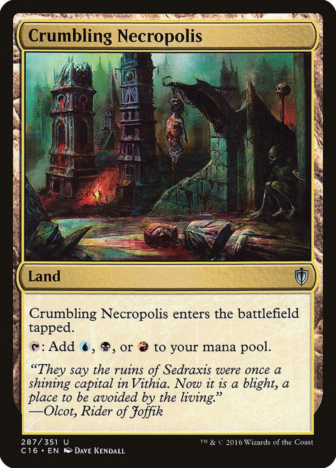 Crumbling Necropolis [Commander 2016] | Good Games Adelaide SA