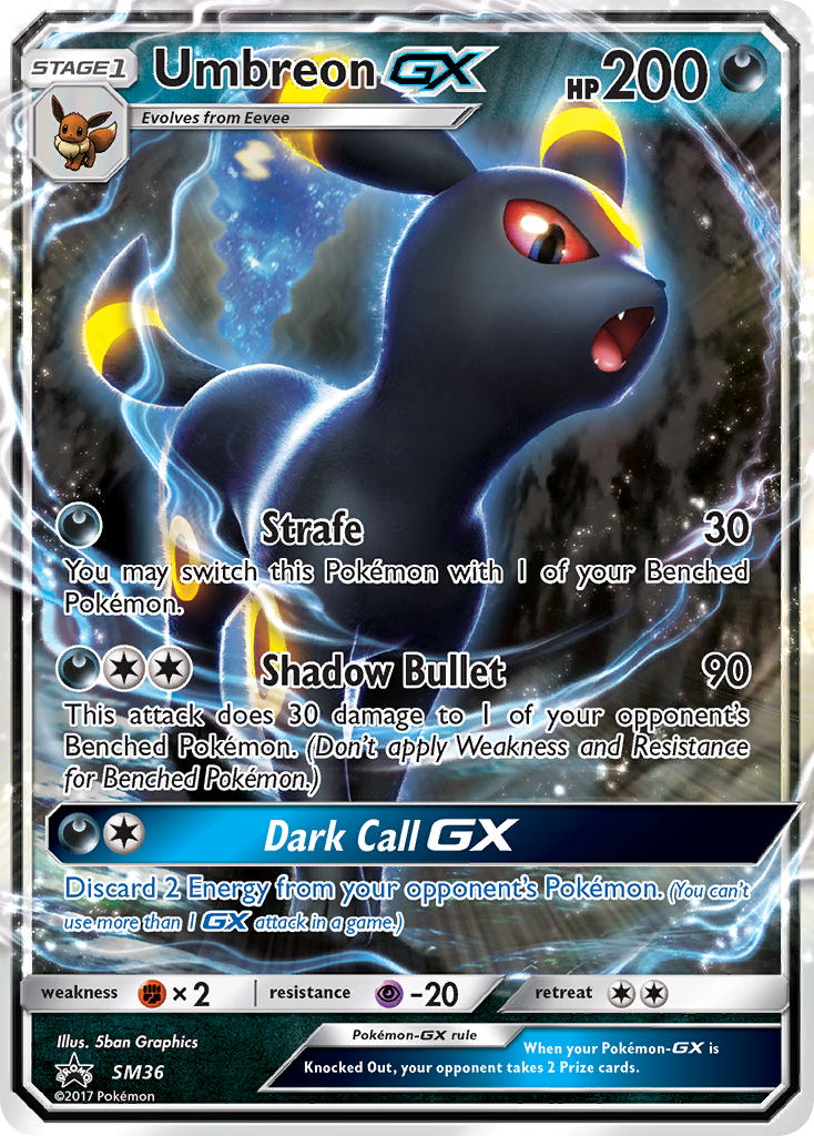 Umbreon GX (SM36) [Sun & Moon: Black Star Promos] | Good Games Adelaide SA