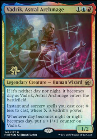 Vadrik, Astral Archmage [Innistrad: Midnight Hunt Prerelease Promos] | Good Games Adelaide SA
