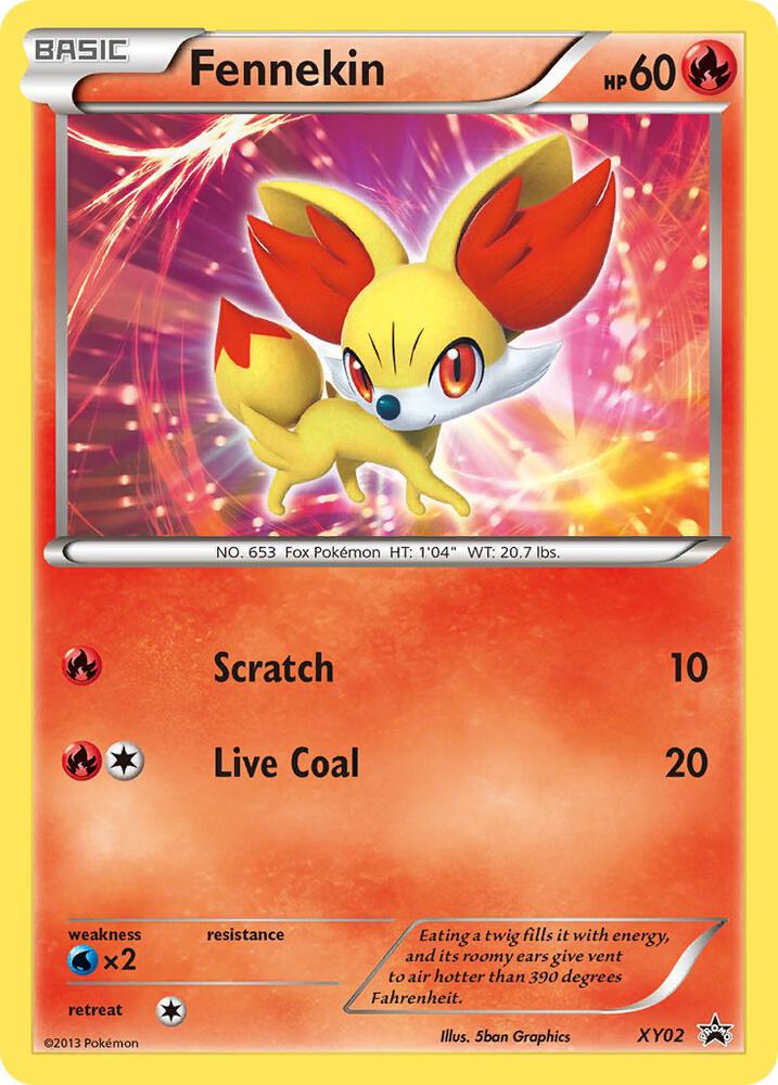Fennekin XY02 (XY Promos)  - Holofoil | Good Games Adelaide SA