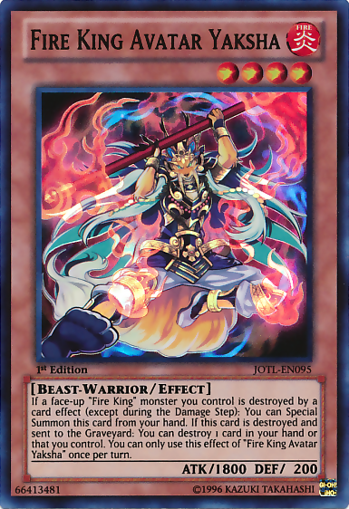 Fire King Avatar Yaksha [JOTL-EN095] Super Rare | Good Games Adelaide SA