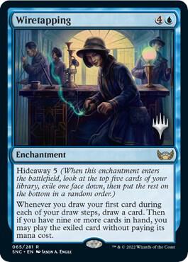 Wiretapping 65 (Promo Pack: Streets of New Capenna)  - Foil | Good Games Adelaide SA
